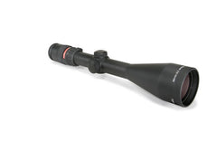 AccuPoint 2.5-10x56 Rifle Scope with BAC, Red Triangle Reticle